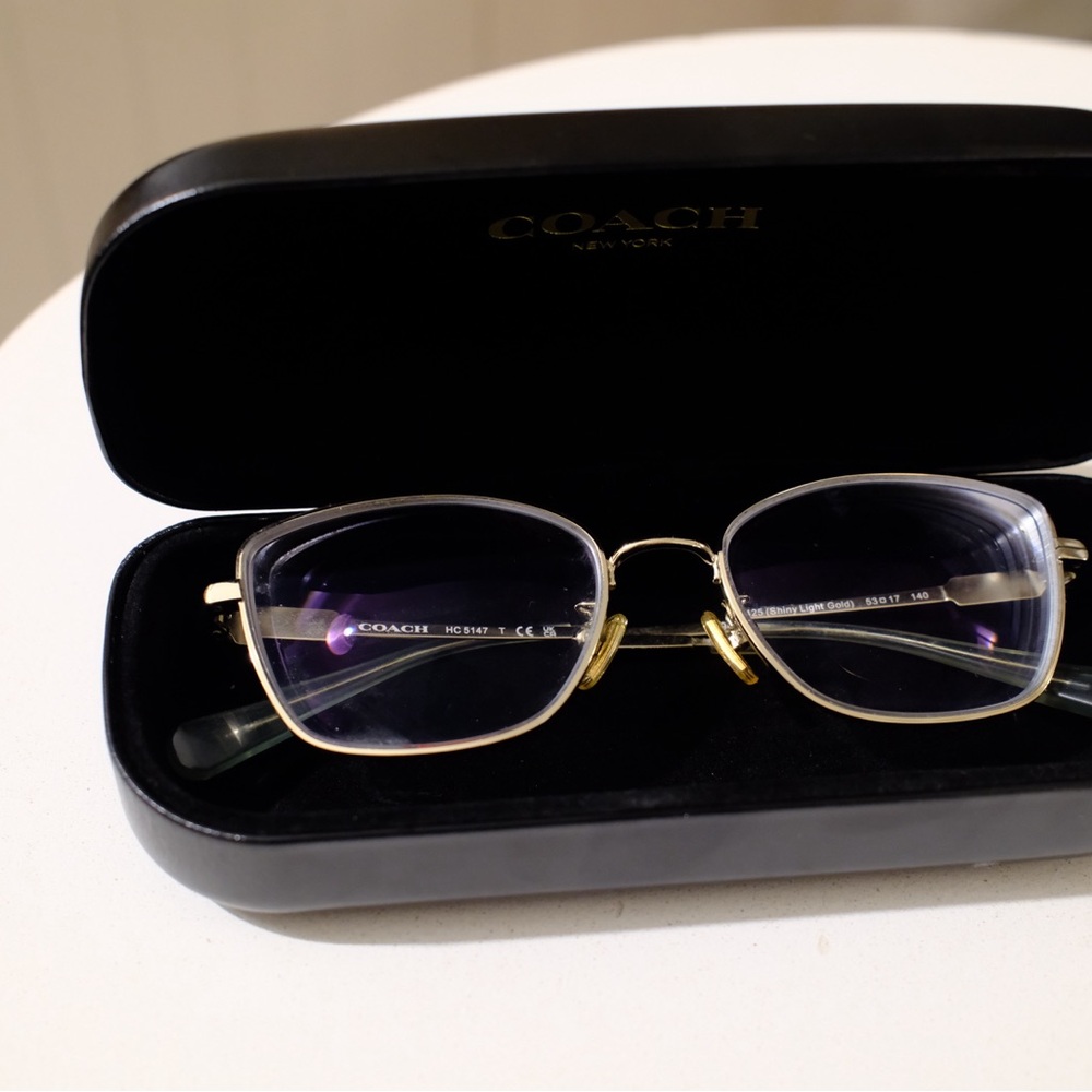 Coach Gold Frames - Eyeglasses